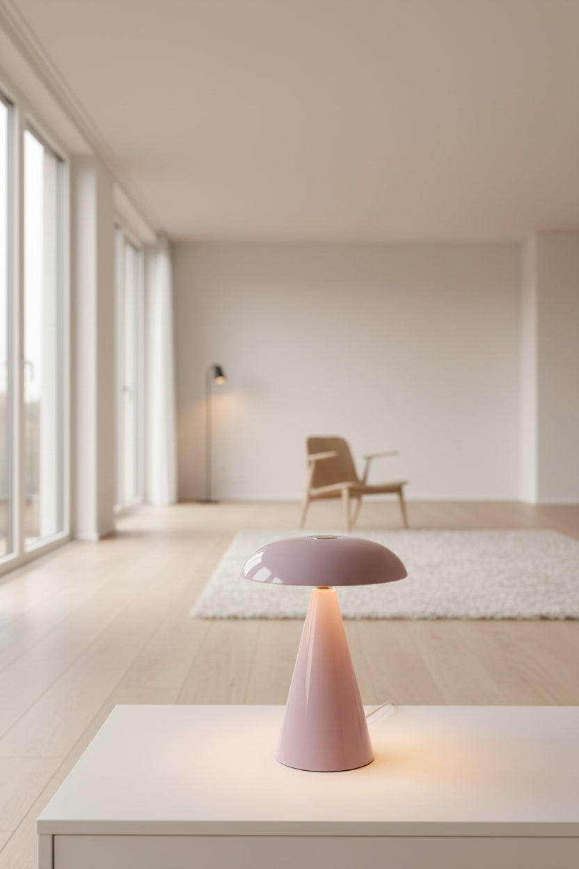 Mushroom Table Lamp – Pink Edition L