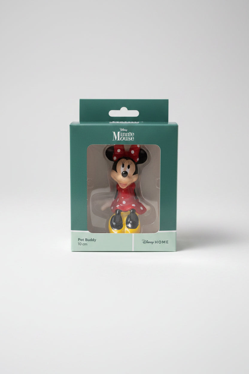Disney Minnie Mouse Pot Buddy - Decorative Figurine for Flower Pots 10 cm