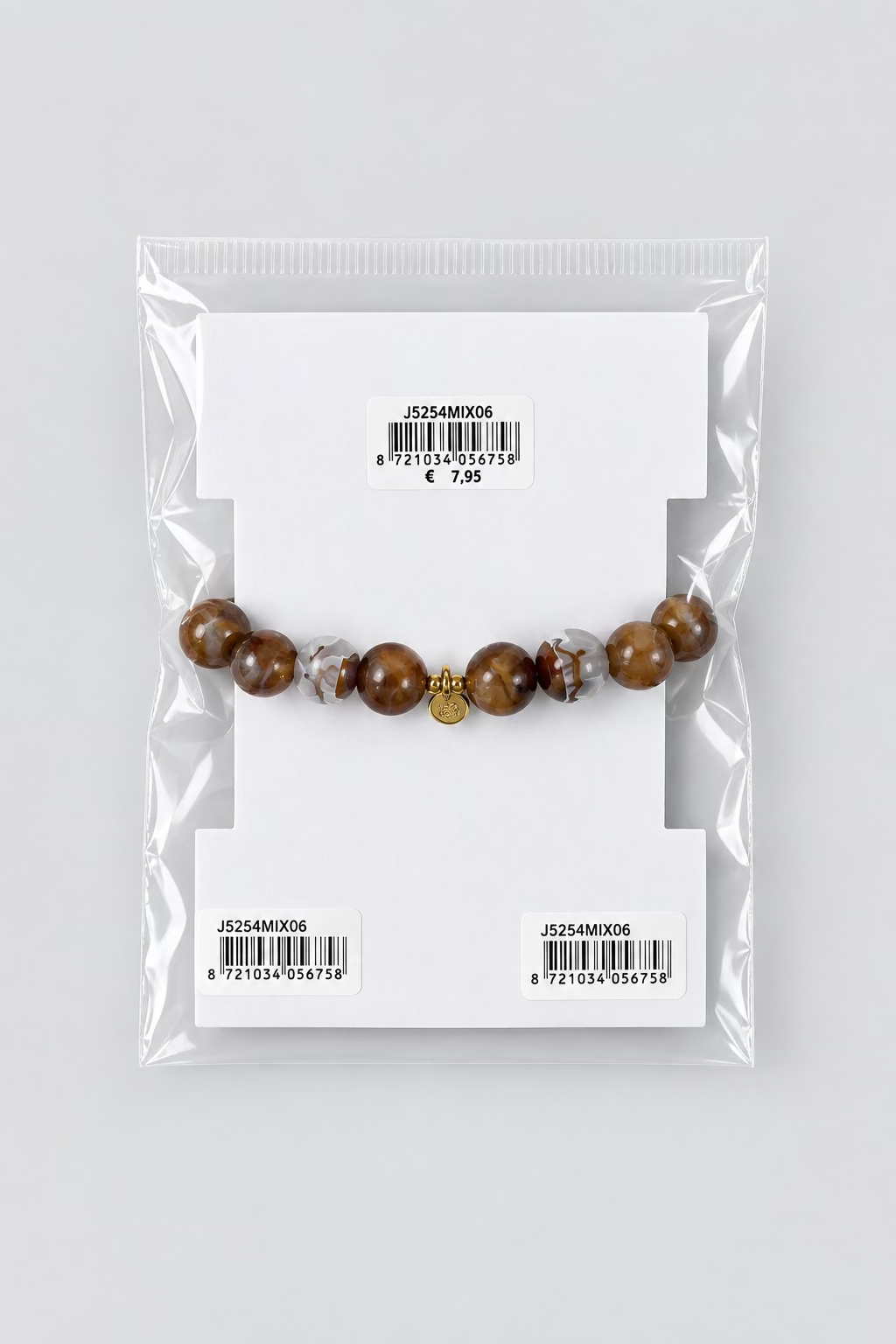 🤎 LIET & JOLIET Naturstein-Armband – Braun