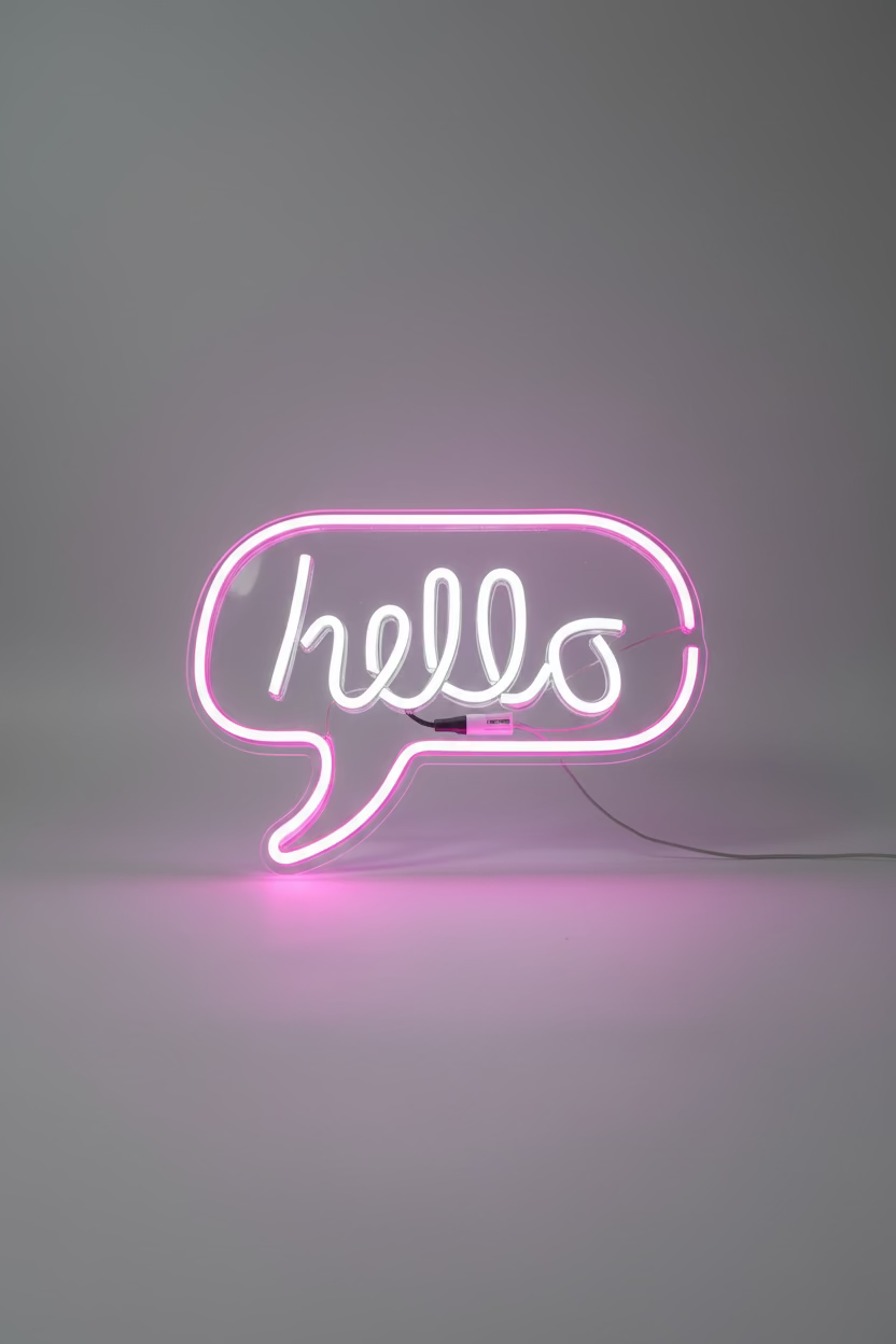 LED Neon Sign "Hello"