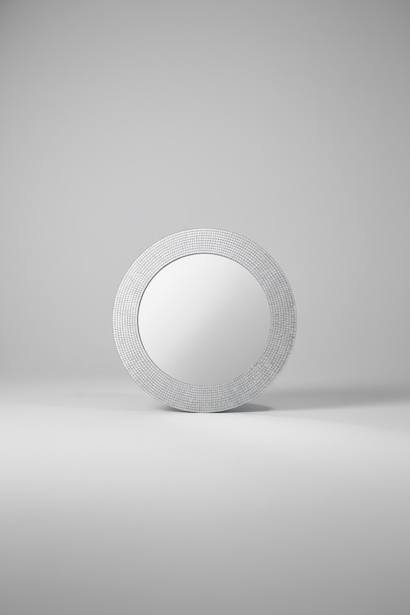Disco Round Wall Mirror – Silver Mirror Edition