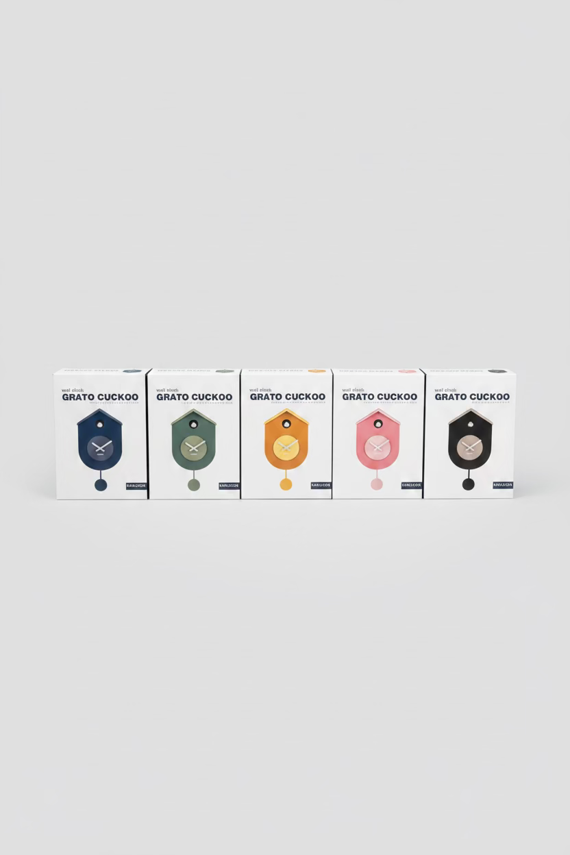Karlsson Grato Cuckoo Wall Clock – Soft Pink Edition