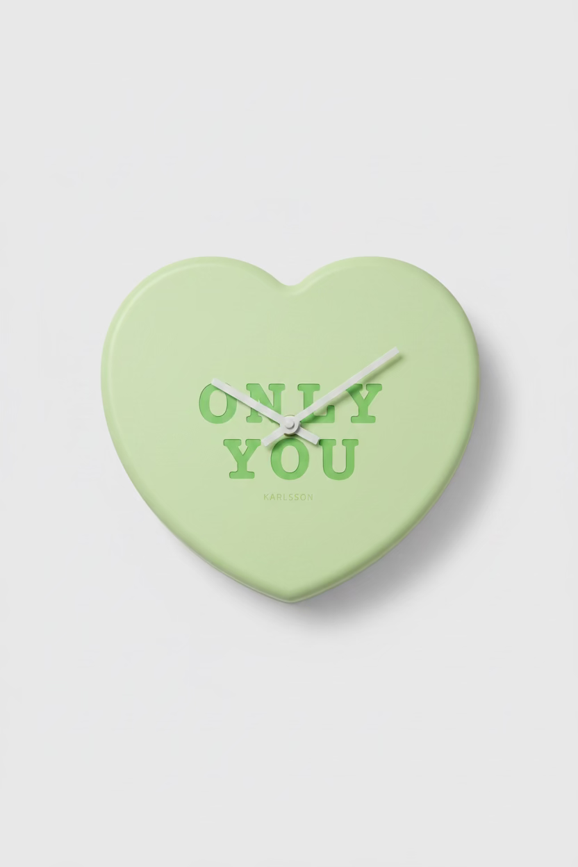 Karlsson Heart Candy Wall Clock – XOXO Pink Edition