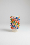 Bubble Pop XXL Design Vase – Handcrafted Ceramic Vase with Colorful Spheres