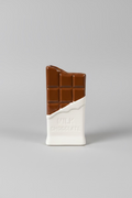 Designer Vase "Milk Chocolate" – Ceramic Vase Chocolate Bar White