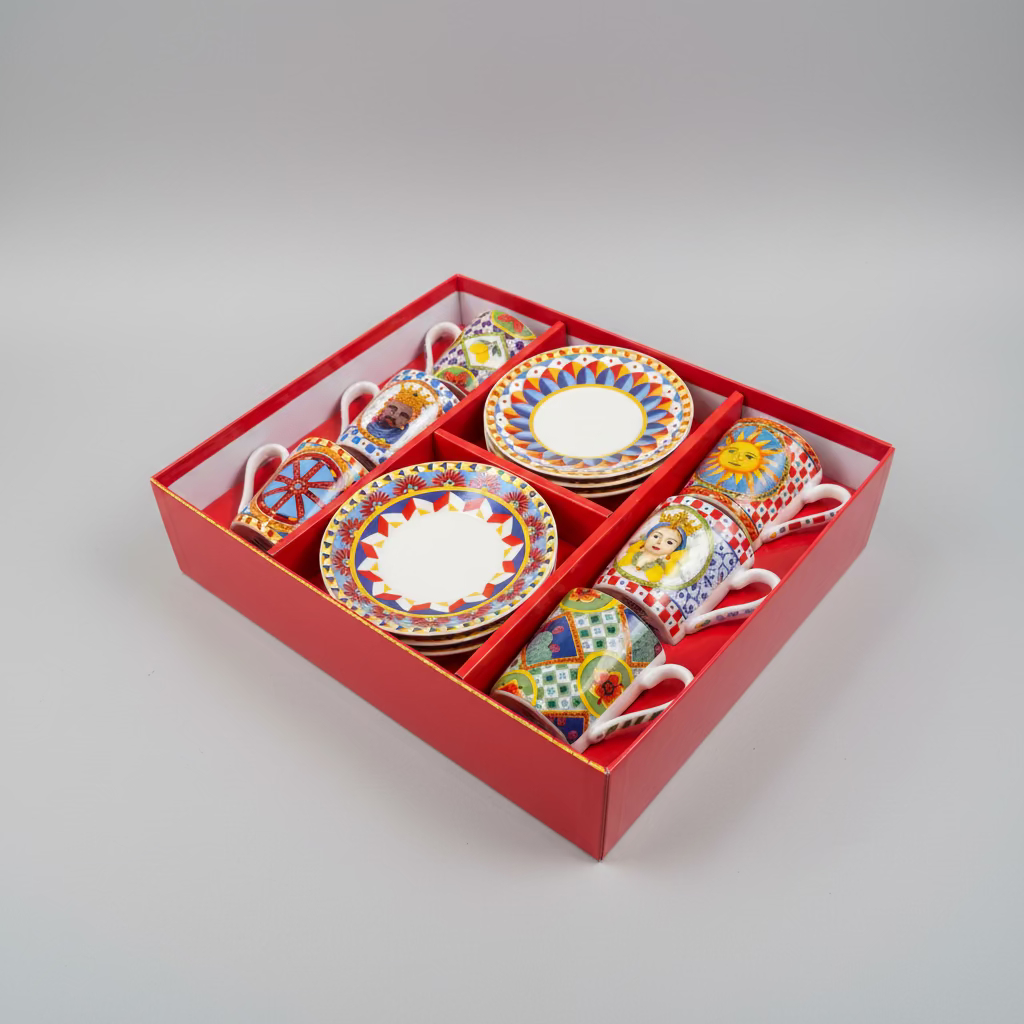 Sicilia Espresso Set – 12-piece, porcelain