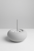 Table Fire Bowl – Ceramic Design Table Fireplace | Bioethanol | Grey
