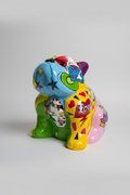 POP ART Bulldog Love Edition – XXL Design Sculpture