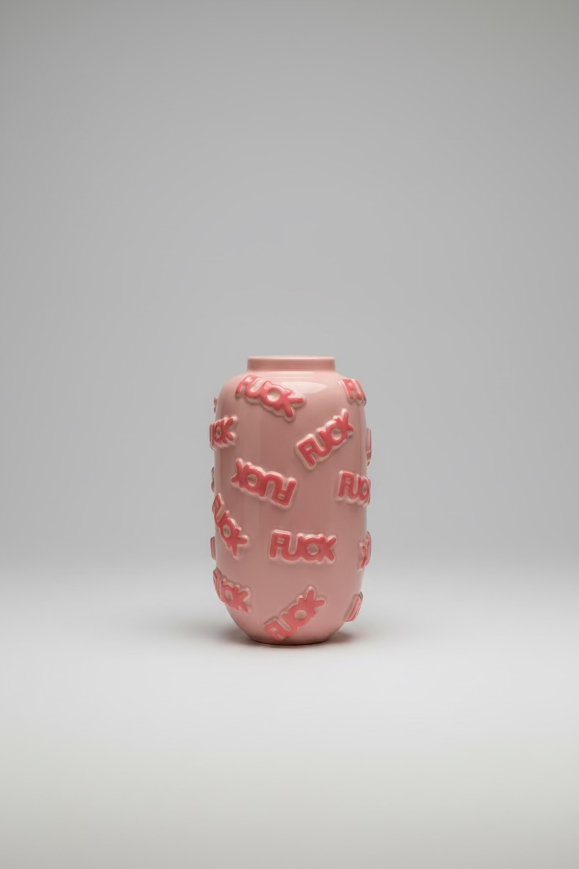 Fuck Vase Pink – Statement Ceramic Vase