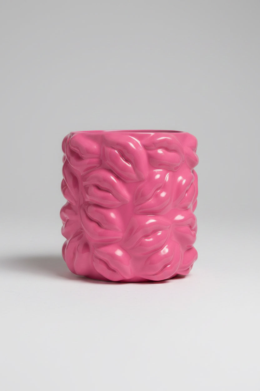 Kiss Vase Pink XL – Ceramic Designer Vase