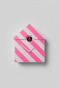 Cuckoo Clock "Pink Candy House" - Designer Wall Clock in Pink & Neon Pink