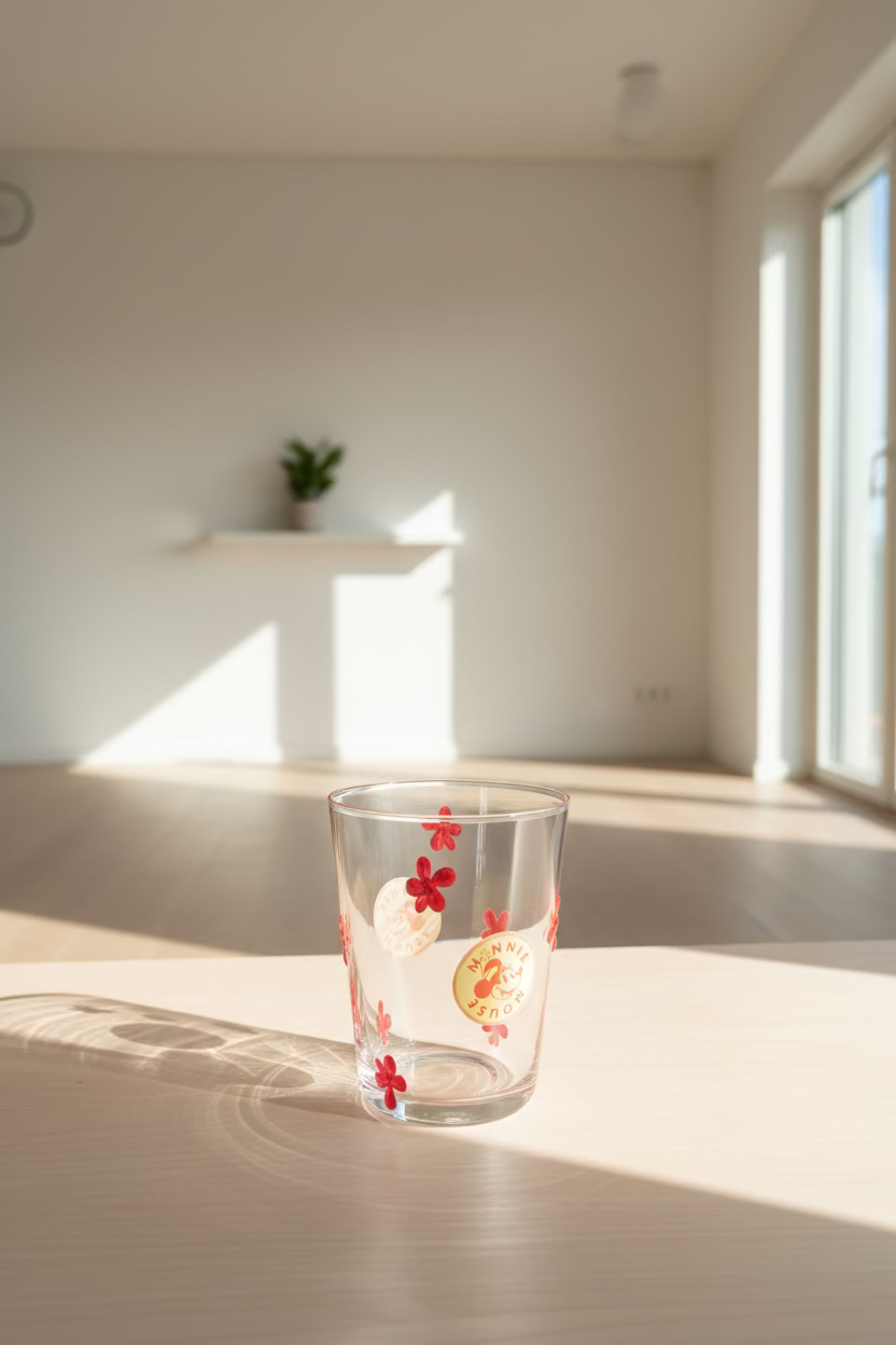 Disney Minnie Mouse Flower Glass – Pink Flower Edition