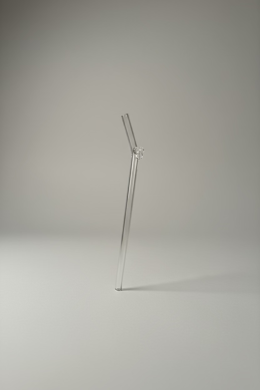 Disney Mickey Glass Straws - 4-piece set with 3D Mickey Ears