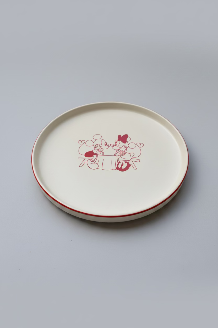 Disney Mickey & Minnie Dessertteller „Sweet Moments“ – Keramik