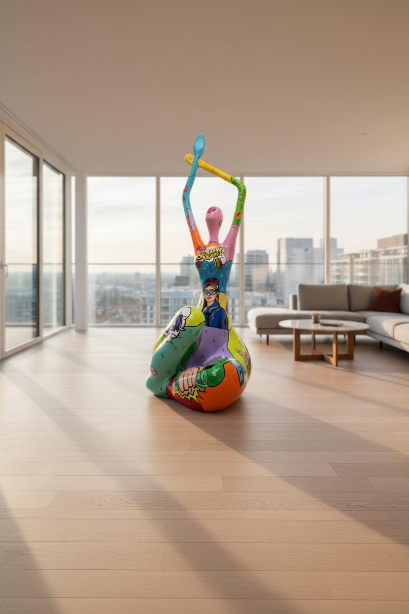 XXL Art Queen Sculpture – Luxury Pop Art Edition