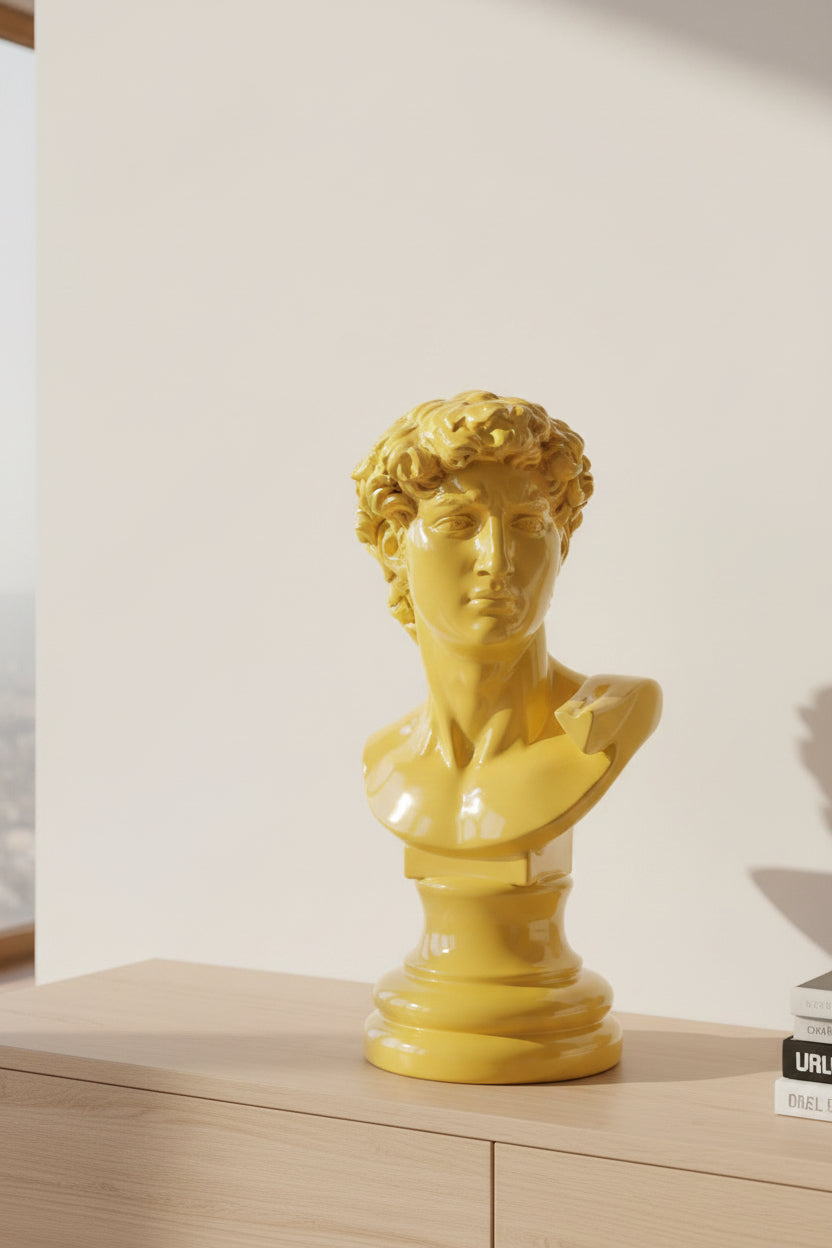 David Bust XXL – Glossy Yellow Edition