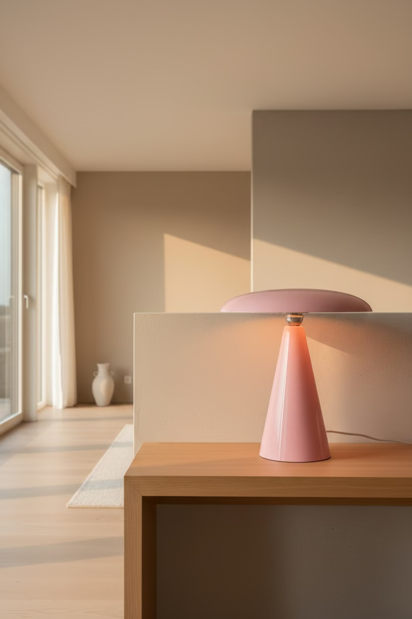 Mushroom Table Lamp – Pink Edition XL