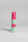 Lipstick Vase S – Mint Pink Pop Art Edition