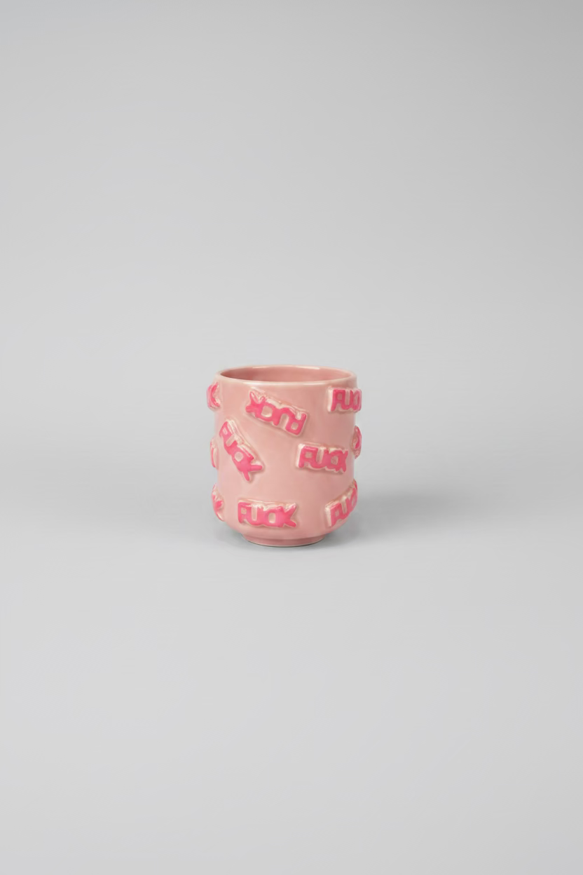 Fuck Off Cachepot - Pink Statement Edition