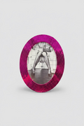 Disco Glam Pink Photo Frame – Mosaic Mirror Effect