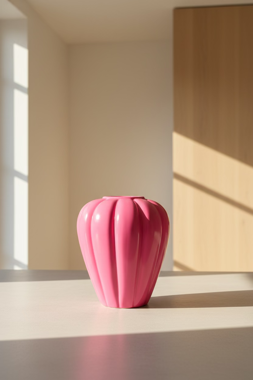 Balloon Vase Pink XL – Modern Sculpture Vase