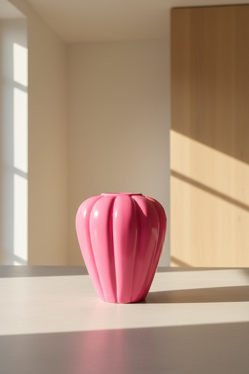 Balloon Vase Pink XL – Modern Sculpture Vase
