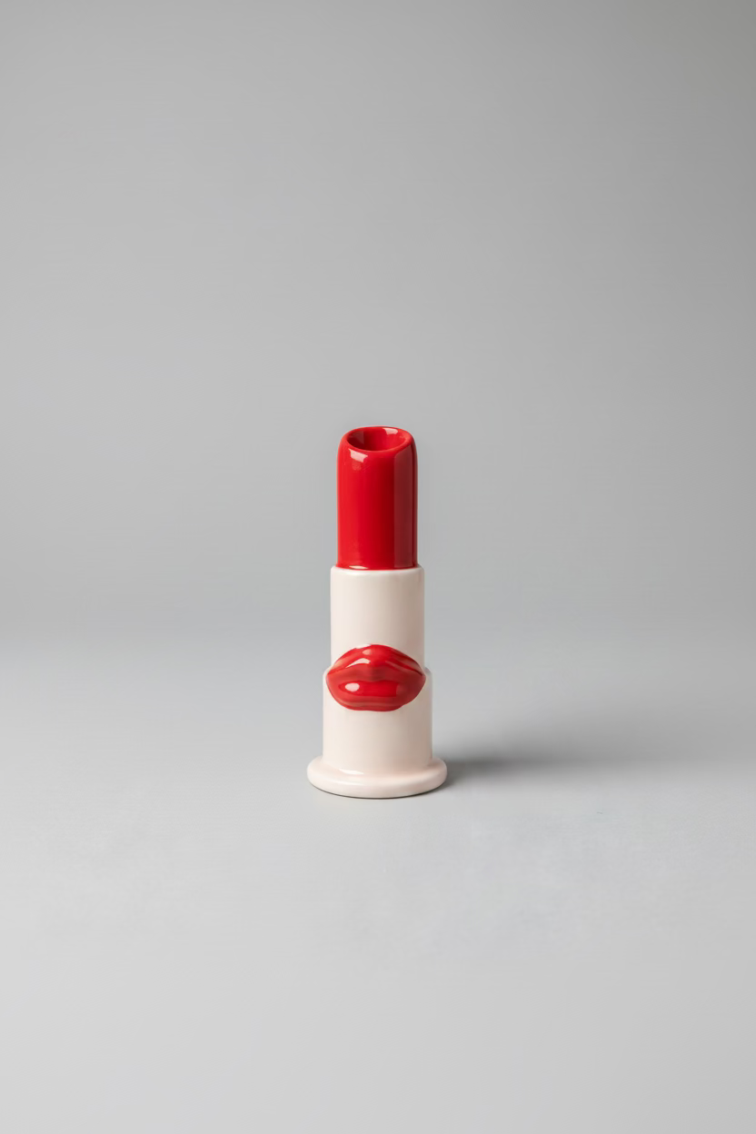 Lipstick Vase S – Cherry Red Edition