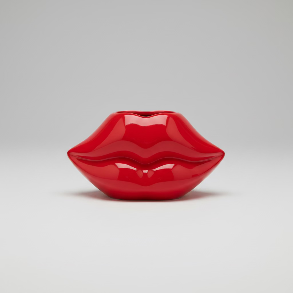 Lip Vase Red XL – Luxury Pop Art Edition