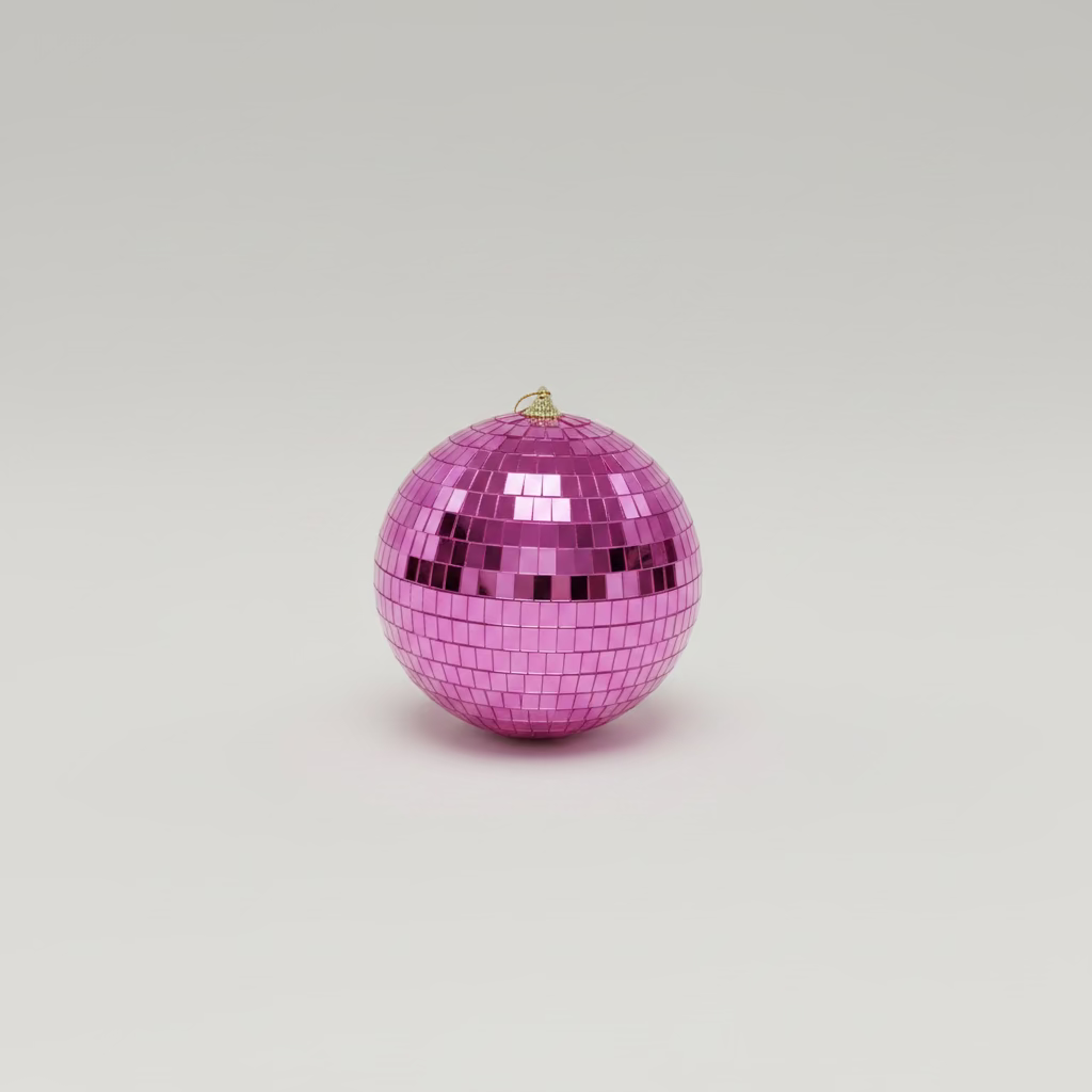 Mini Disco Ball Pink - Glamour Edition