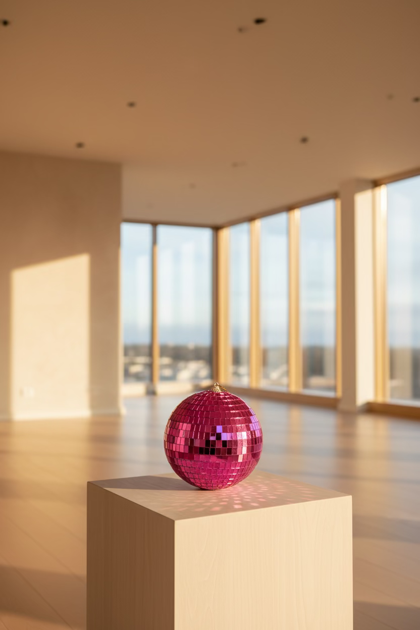 Mini Disco Ball Pink - Glamour Edition