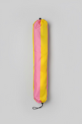Sunset Fringe Beach Umbrella - Pink & Yellow