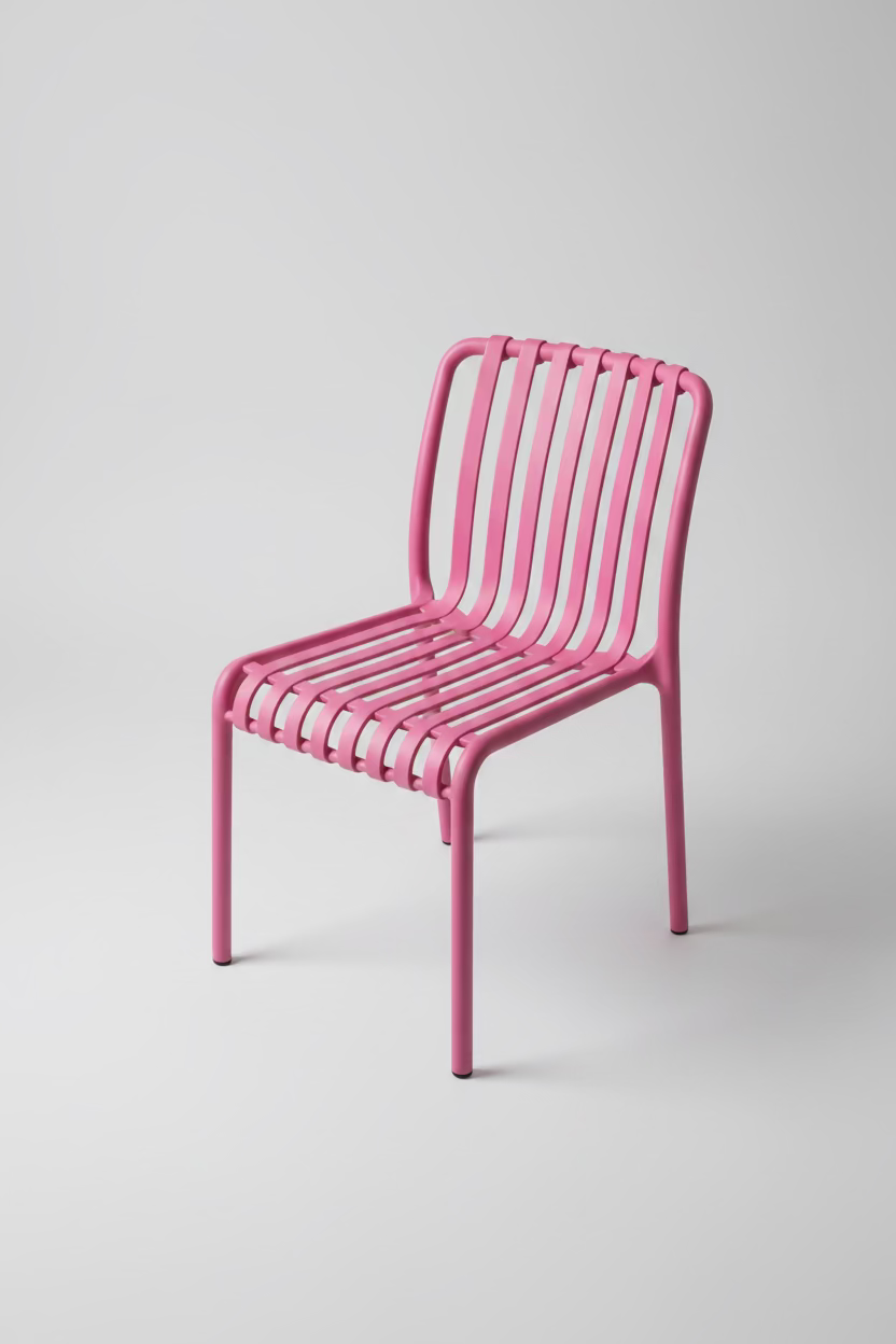 Designstuhl „Garbo“ – Bright Pink