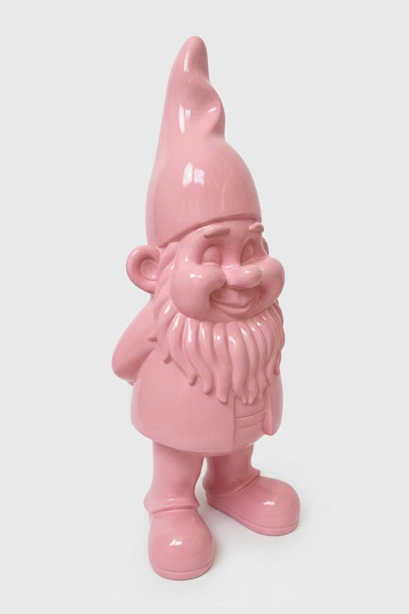 XL Garden Gnome "Candy Pink" - Design Edition