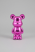 Heart Bear Metallic Pink