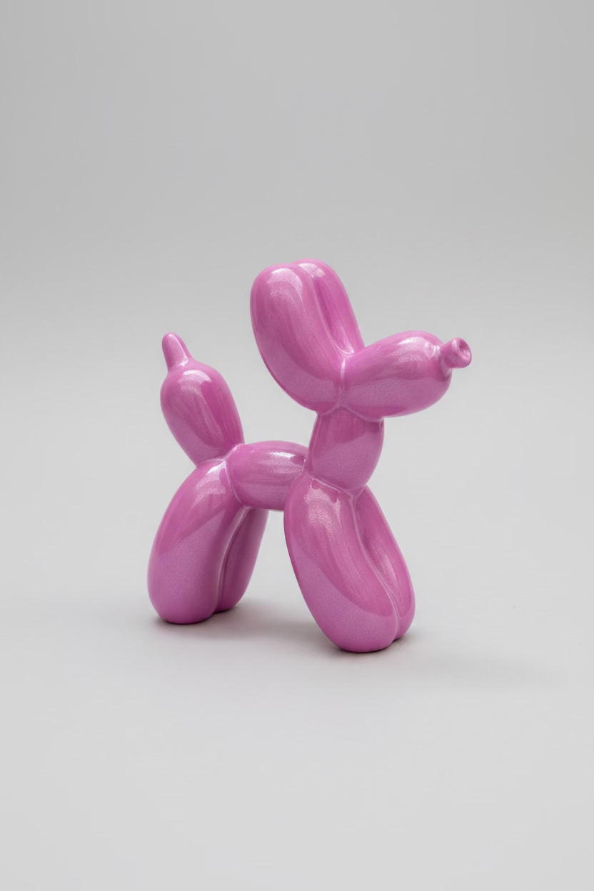 Balloon Dog Pink Glossy