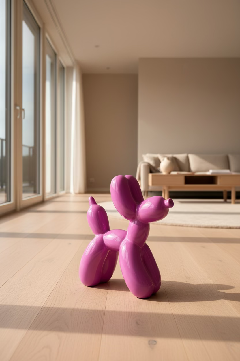 Balloon Dog Pink Glossy