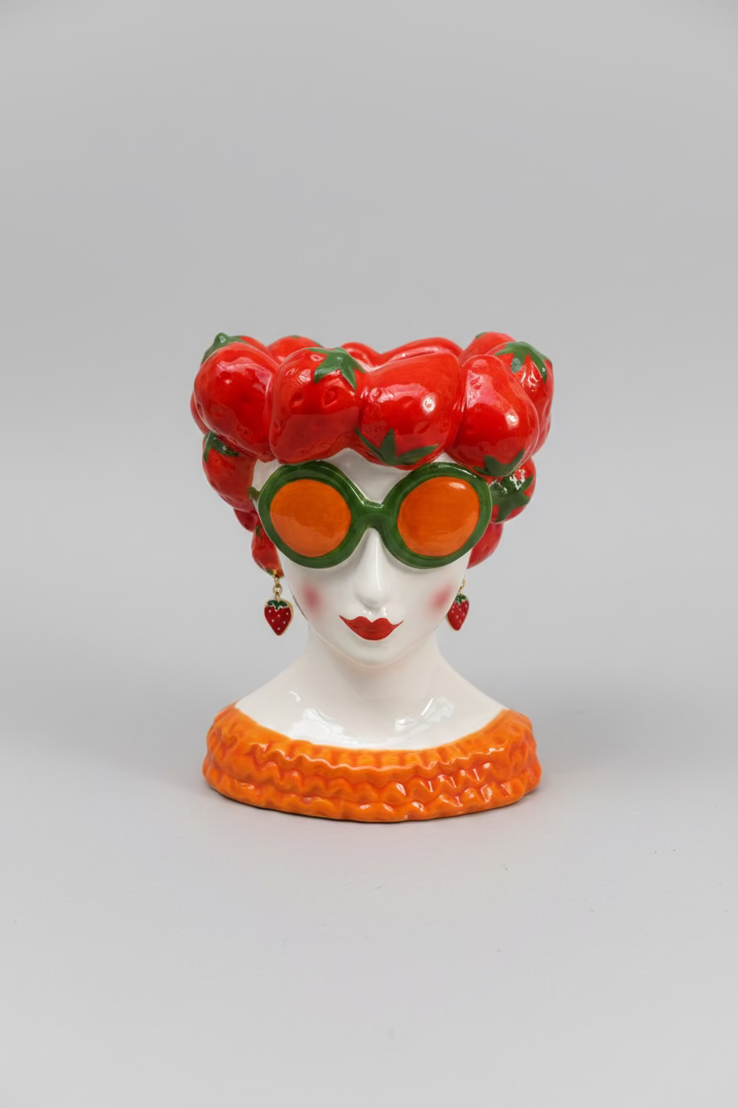 Strawberry Lady Vase M