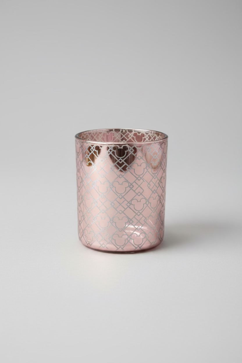 Disney Mickey Mouse Tealight Holder "Rose Gold Pattern"