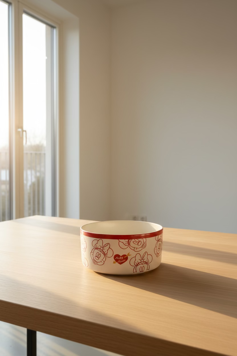 Disney Minnie Mouse Snack Bowl - Love Edition Red/White
