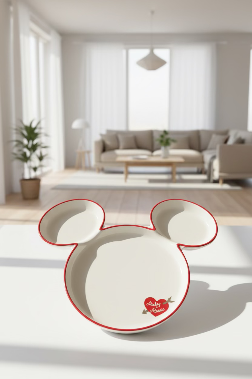 Disney Mickey & Minnie Servierplatte „Love Edition“ – Large