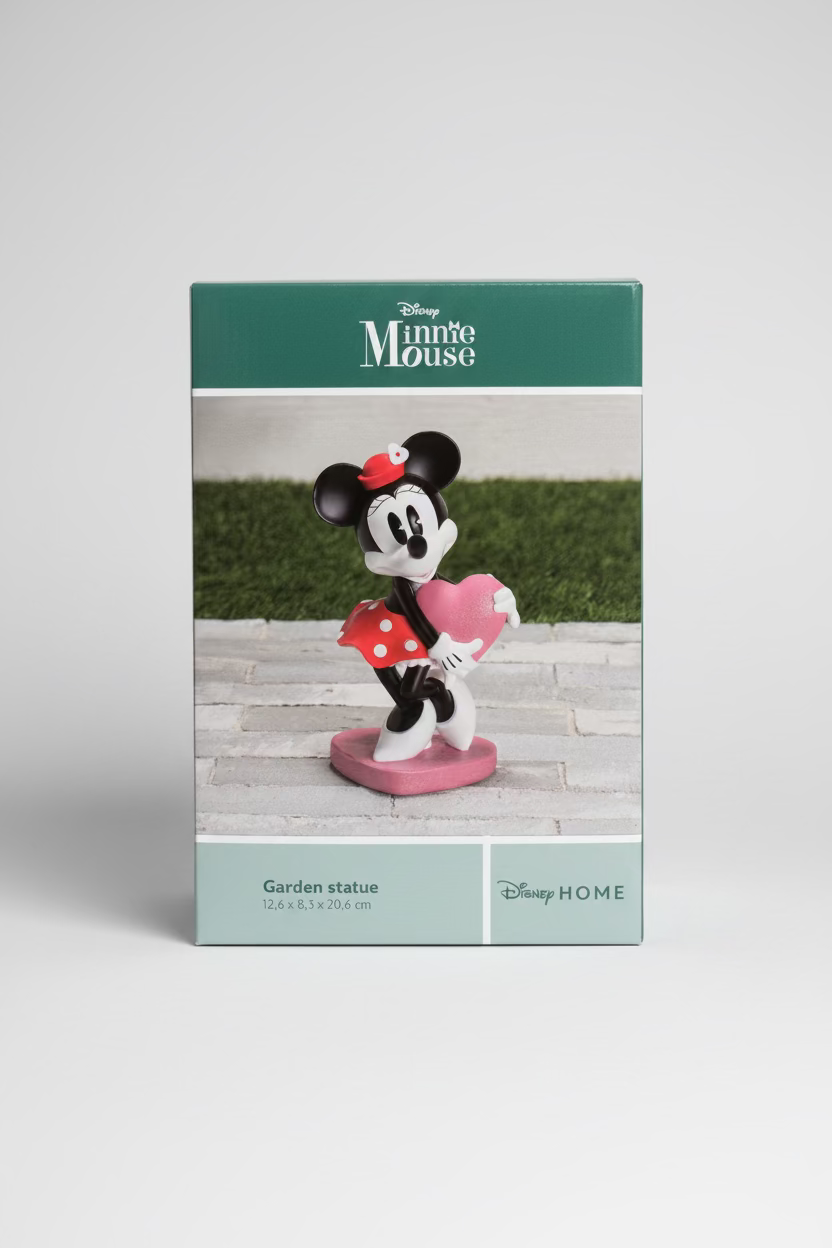 Disney Minnie Heart Garden Statue
