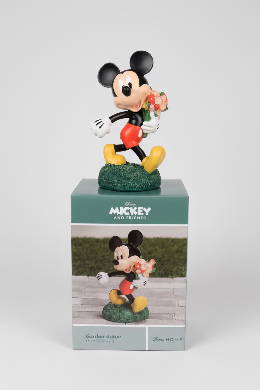 Disney Mickey Flower Garden Statue