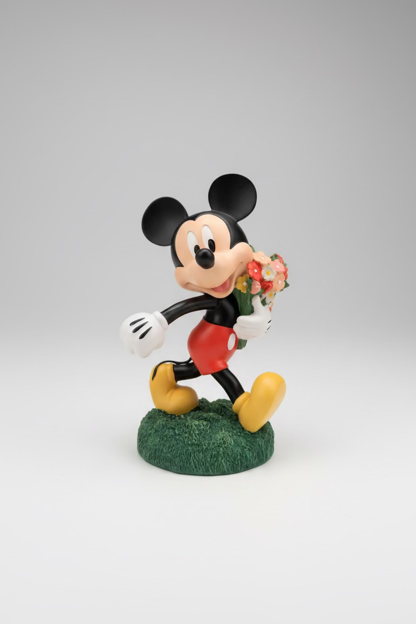Disney Mickey Flower Garden Statue