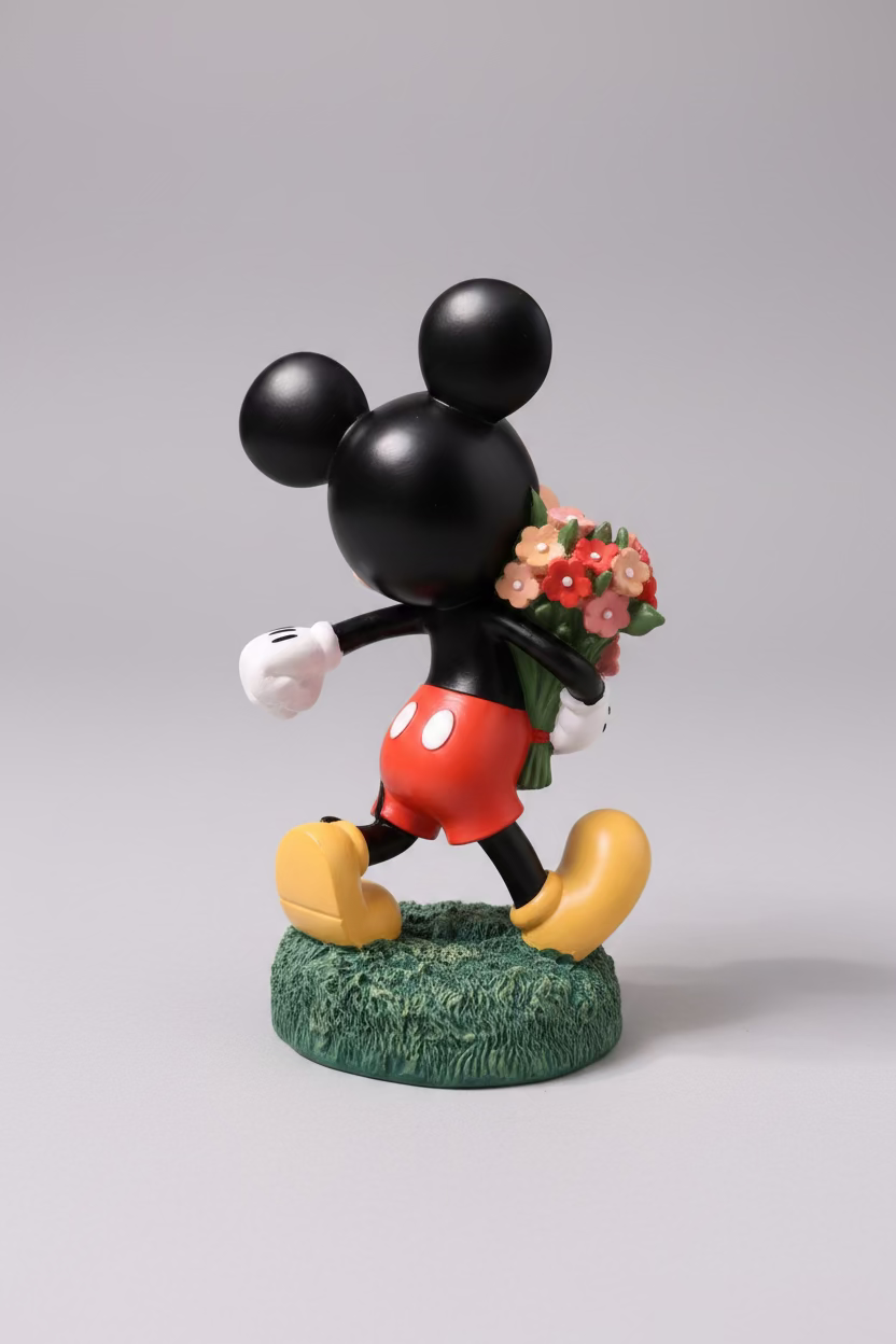 Disney Mickey Flower Garden Statue