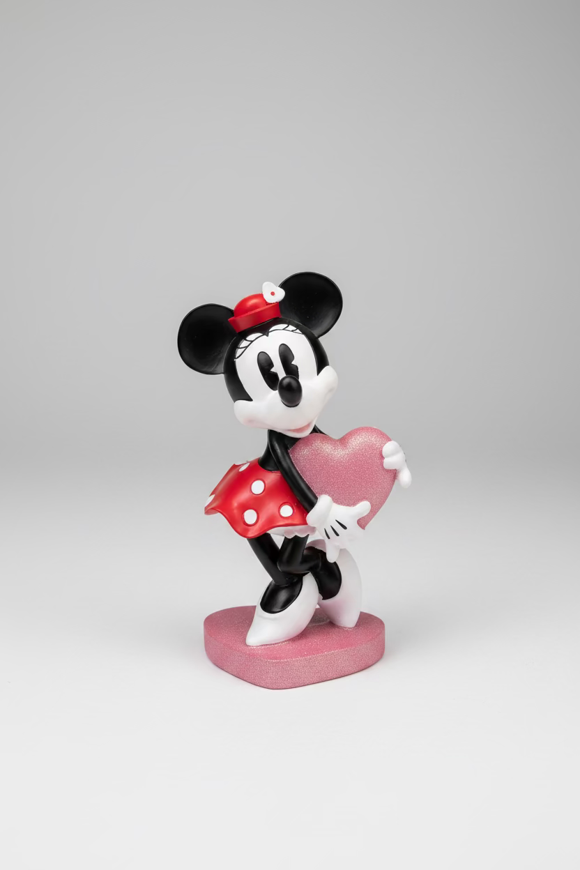 Disney Minnie Heart Garden Statue