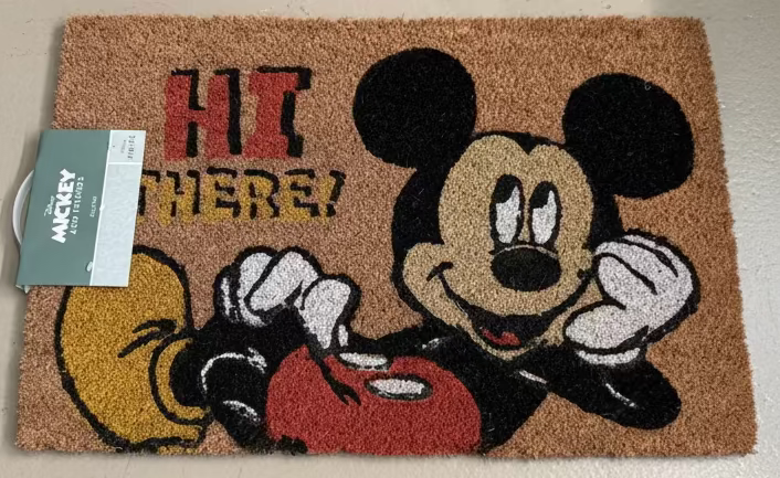 Disney Mickey Mouse Doormat "Hi There!" - Official Licensed Product