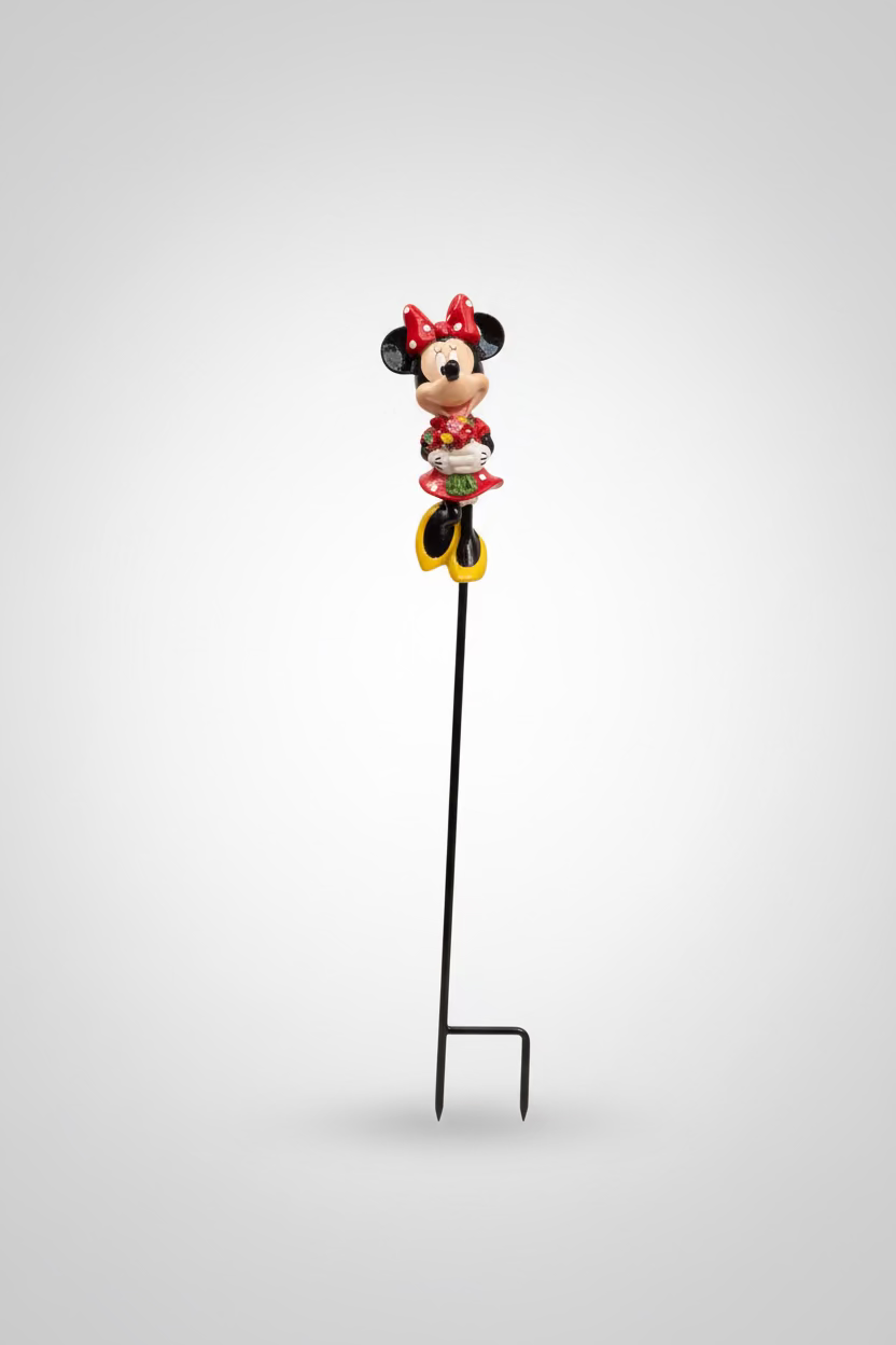 Disney Minnie Mouse Garden Stake with Flowers – Disney Home Garden Decoration