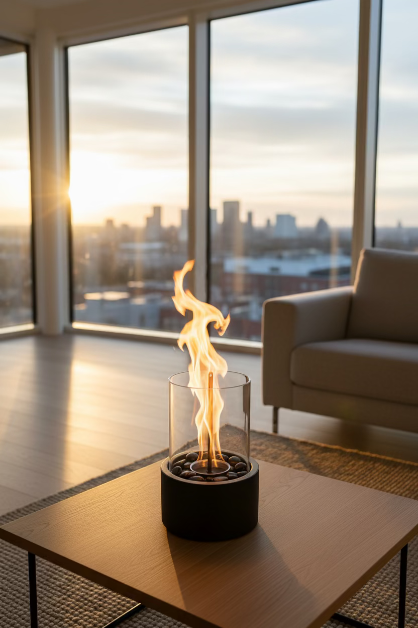 Urban Flame – Premium Table Fire Pit S Black