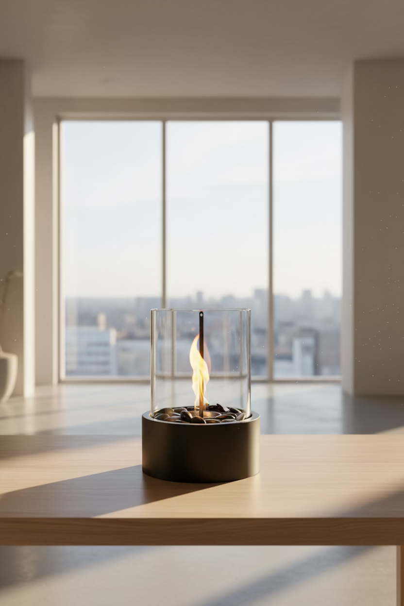 Urban Flame Premium Table Fire Pit XL Black