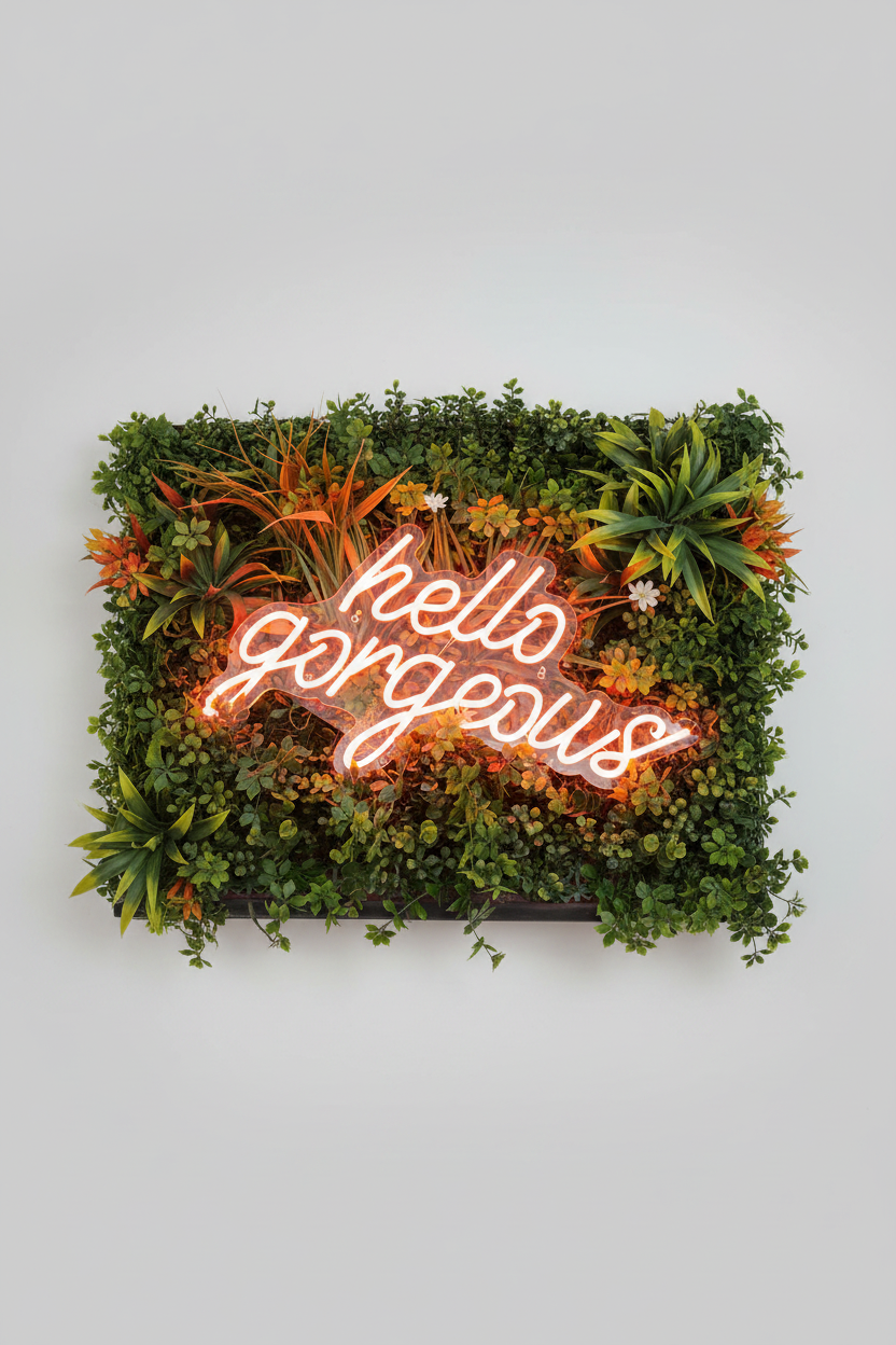 LED Neon Sign "Hello Gorgeous"